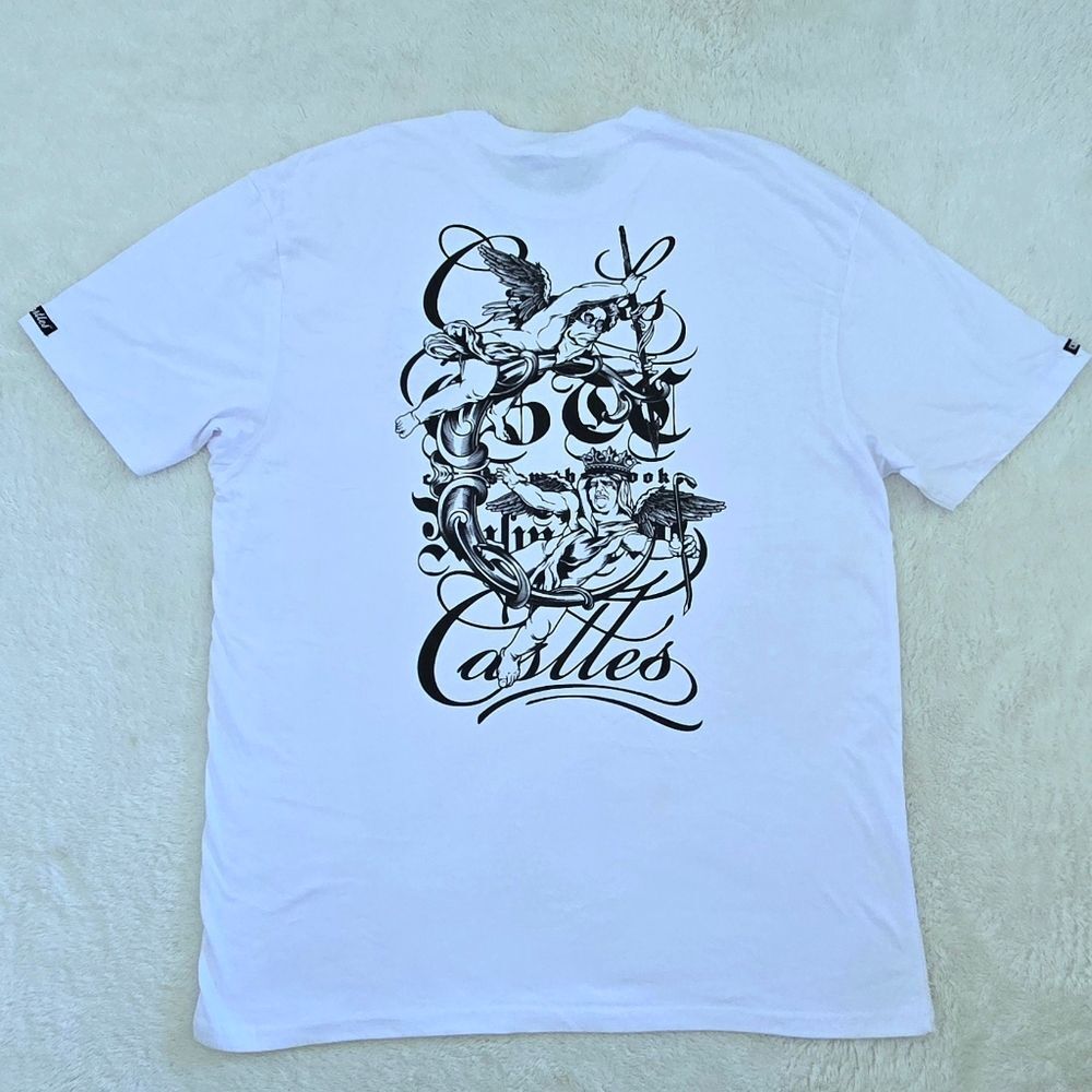 Crooks💰 & Castles🏰 Black🖤 and White Angel😇 Duo✌️ Graphic Tee👕 - NWT